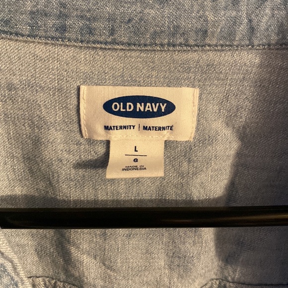 Maternity old navy blouse jeans size large - Picture 2 of 4